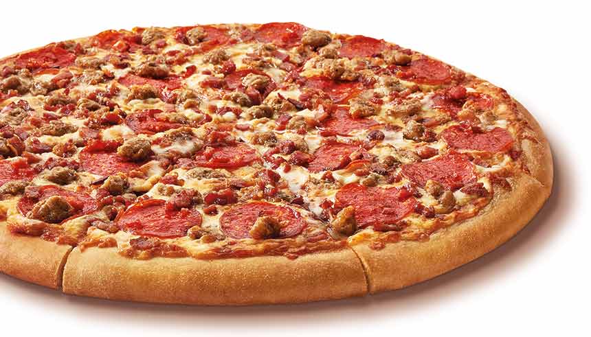 Large 3 Meat Treat Pizza