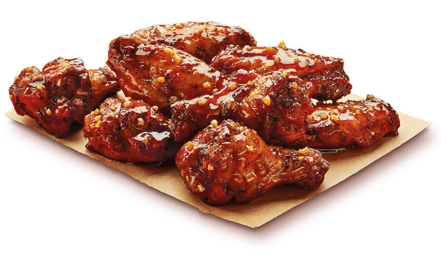 Honey Garlic Caesar Wings